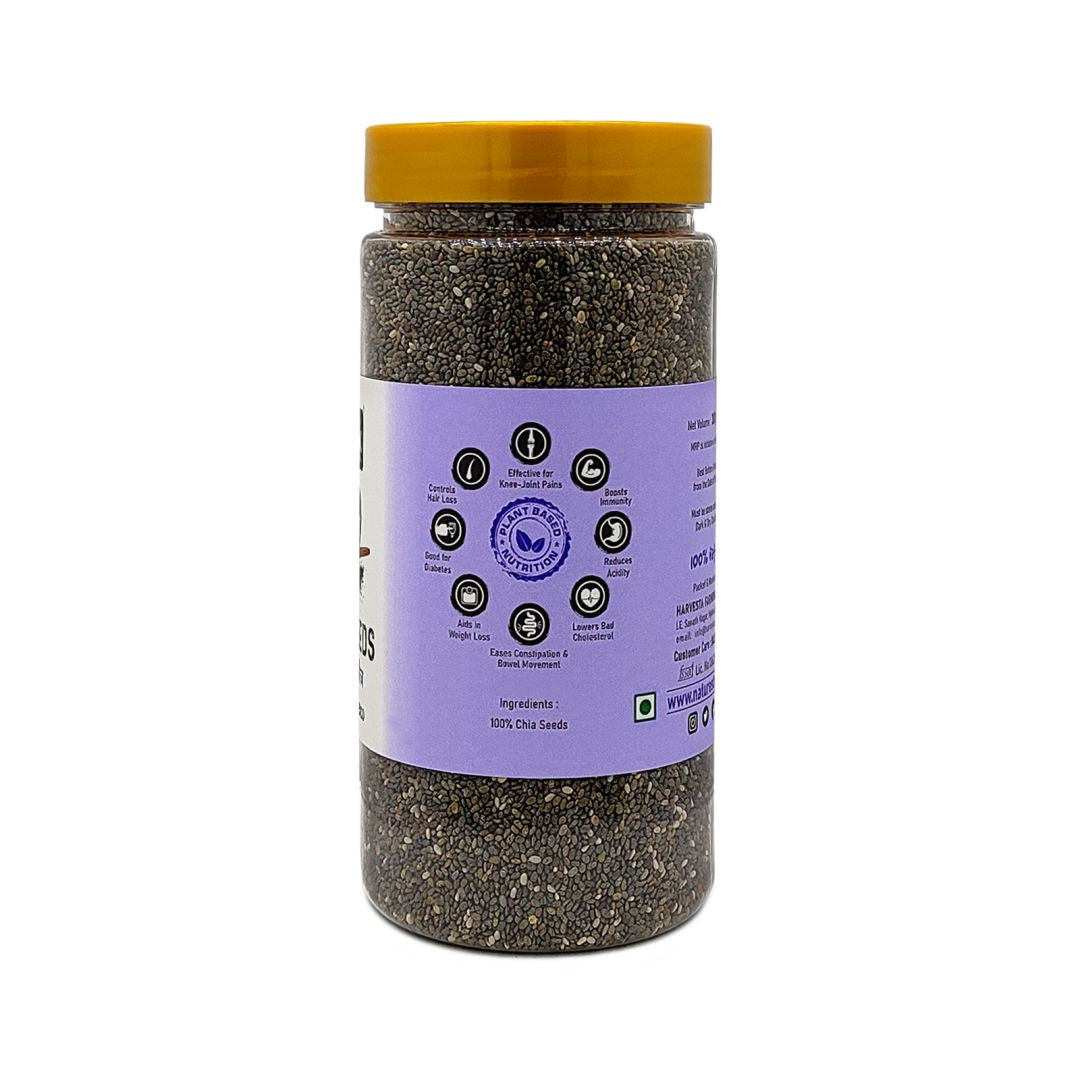 250g premium organic chia seeds pack for healthy nutrition and wellness – buy organic seeds online for quality superfoods