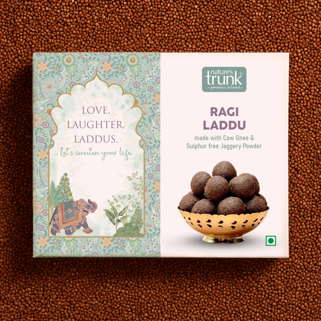 Authentic ragi laddu made from millet, healthy homemade sweet. Buy ragi laddu online for natural taste and traditional nutrition.