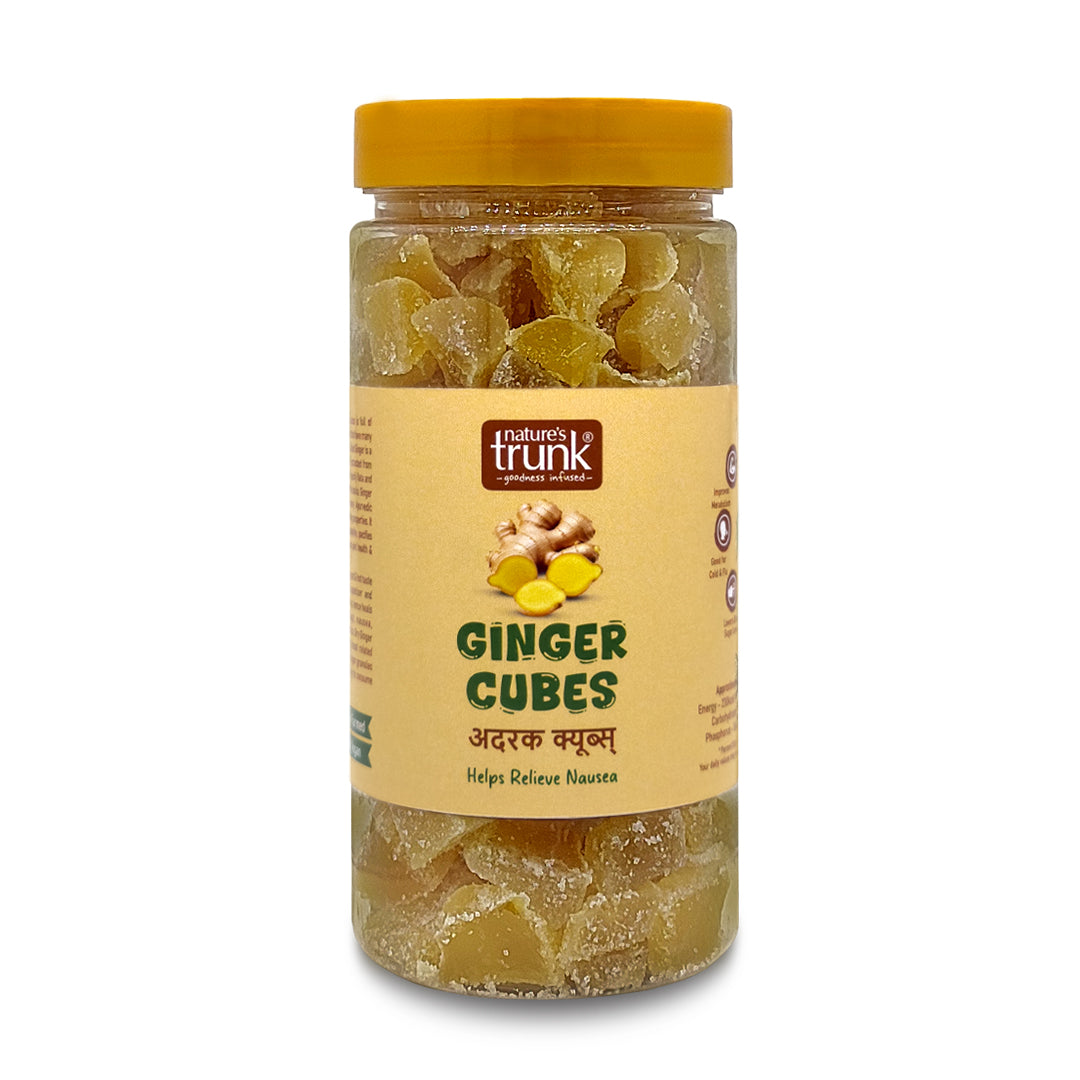 Best ginger cubes online with chewy texture, natural ginger candy pieces for healthy snacking and immunity support