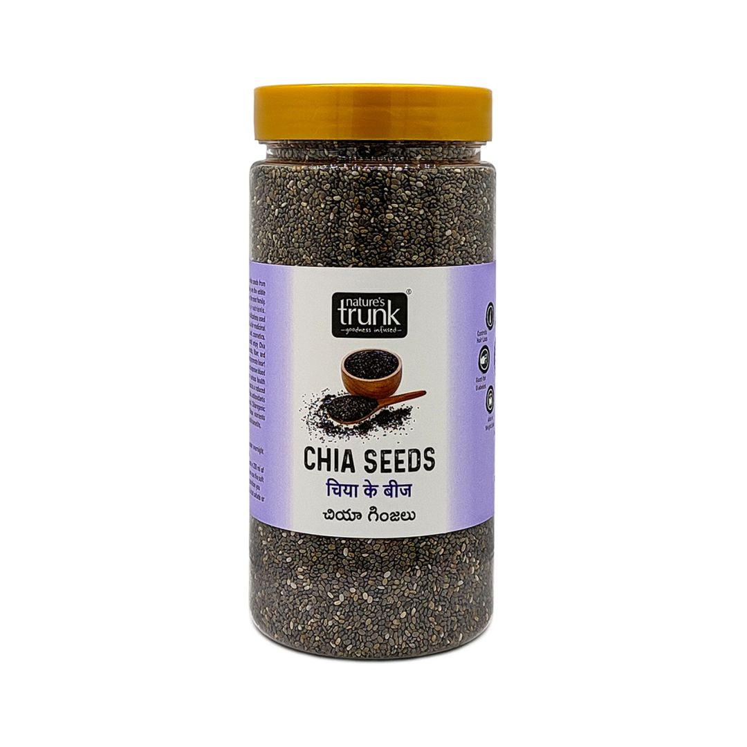 Chia seeds 250 g pack premium organic superfood for nutrition and wellness – buy organic seeds online for health benefit