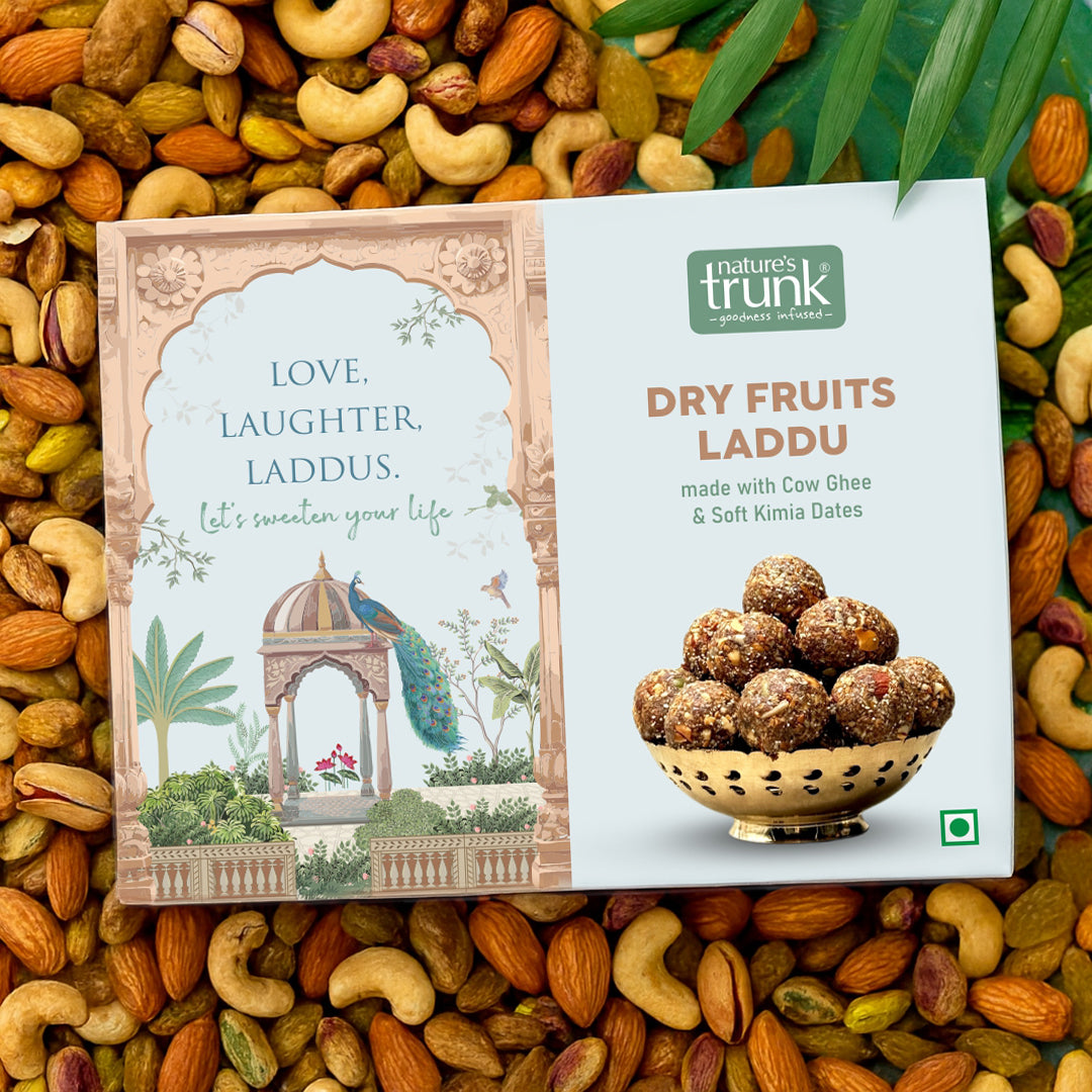 Delicious dry fruit laddu made with nuts and natural ingredients — traditional Indian sweet. Buy sweets and laddus online for gifting and celebrations.