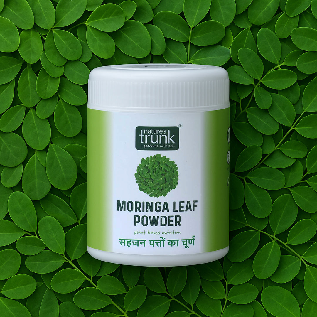 Moringa Leaf Powder made from fresh moringa leaves — natural Munagaku ...