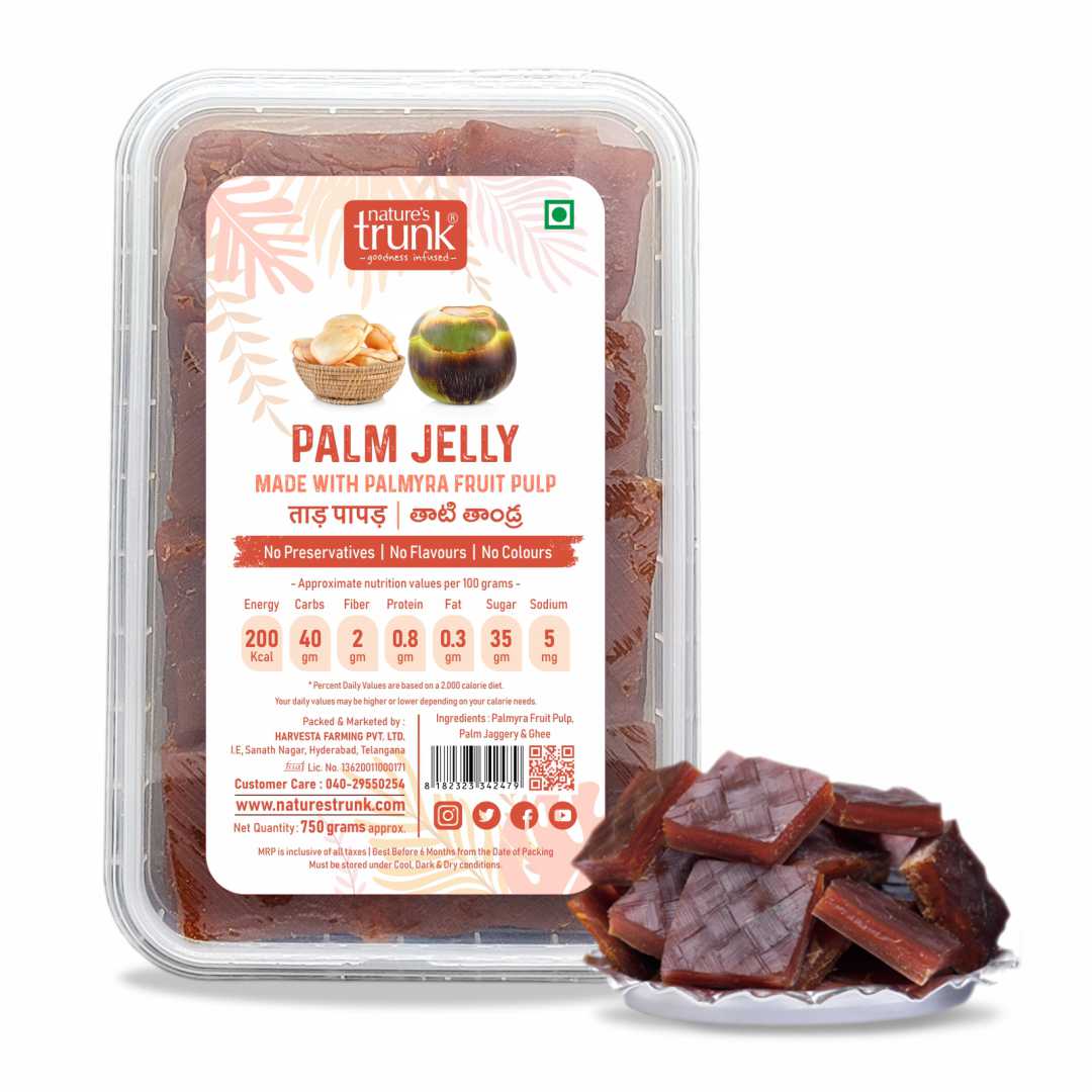 Palm Jelly 750g – Front view of traditional thati thandra in eco-friendly packaging