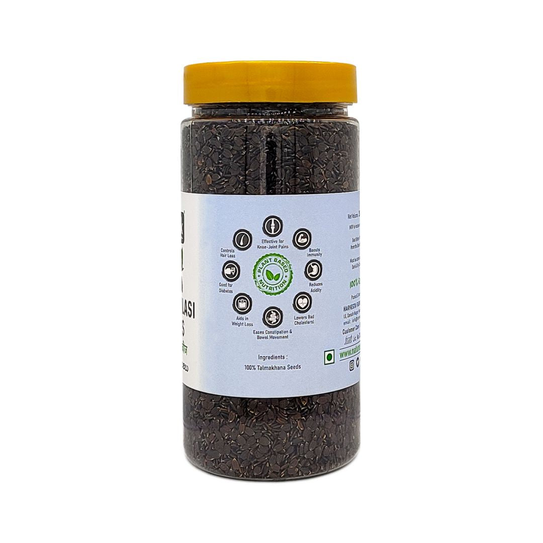 Close-up of 250g Vana Tulasi Seeds by Nature’s Trunk – premium quality and natural tulasi seeds