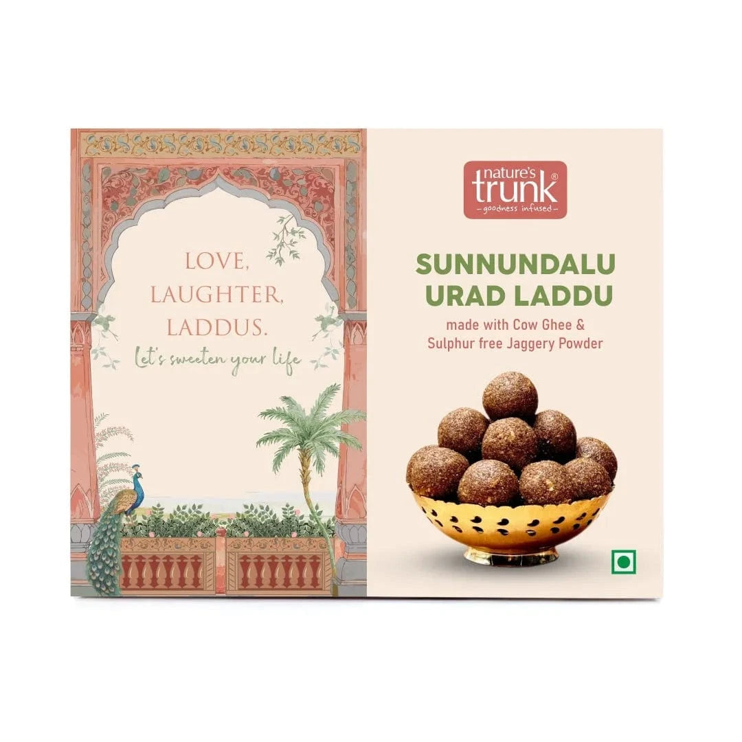 Sunnundalu (urad laddu) displayed together — delicious traditional sweets made with urad dal and jaggery. Order and buy Sunnundalu online easily.