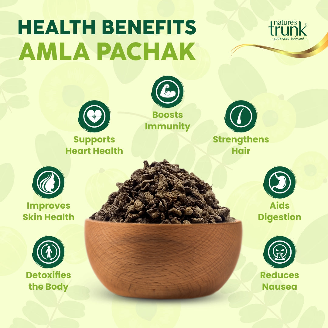 Natural dry salted amla pachak with tangy flavor, healthy digestive snack made from premium amla