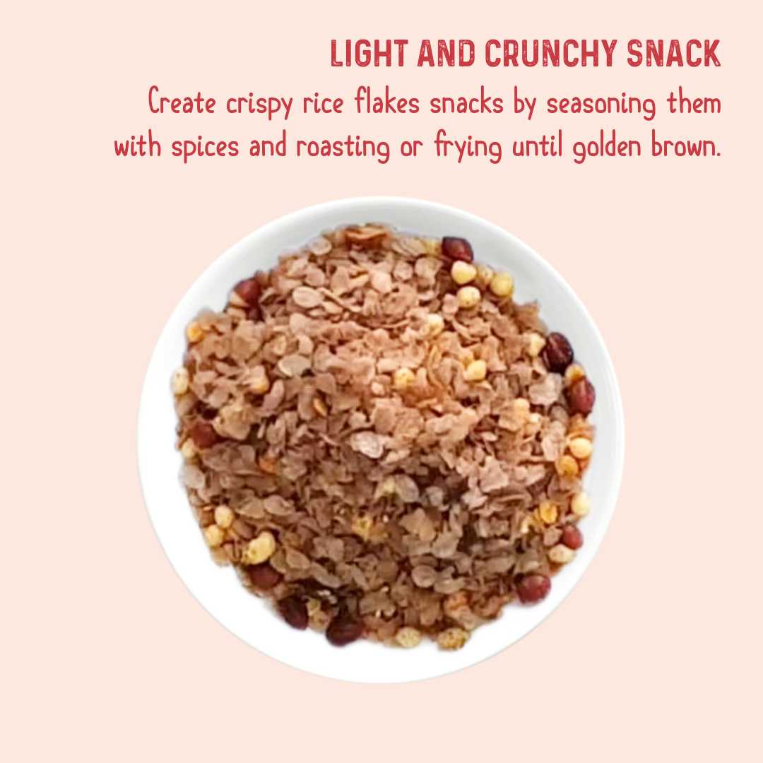 Navara Red Rice Flakes | Poha | Aval | Rich Fiber - Nature's Trunk