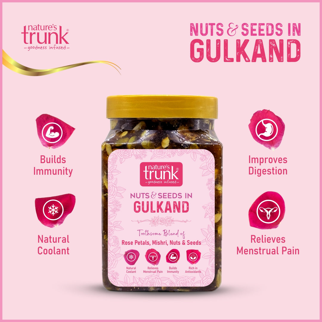 Nature’s Trunk Gulkand with Nuts & Seeds – benefits