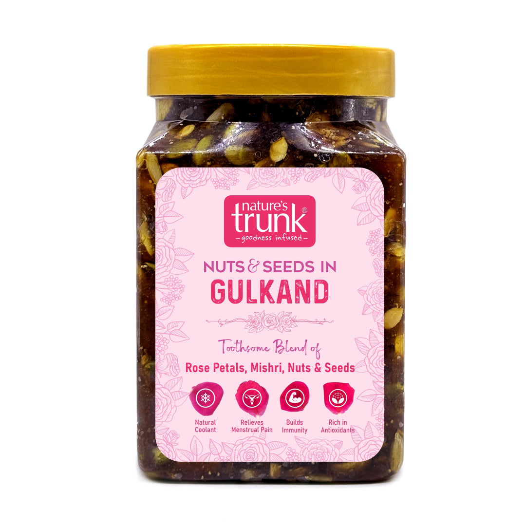 Nature’s Trunk Gulkand with Nuts & Seeds – Main product front image